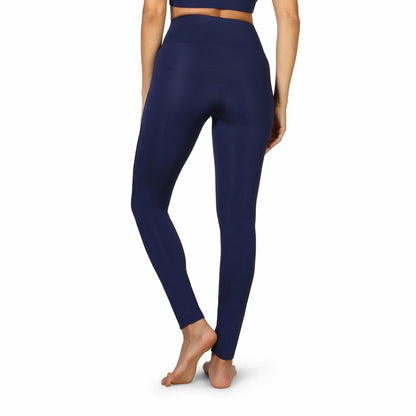 Leggings anticellulite snellente a vita alta - Blu scuro