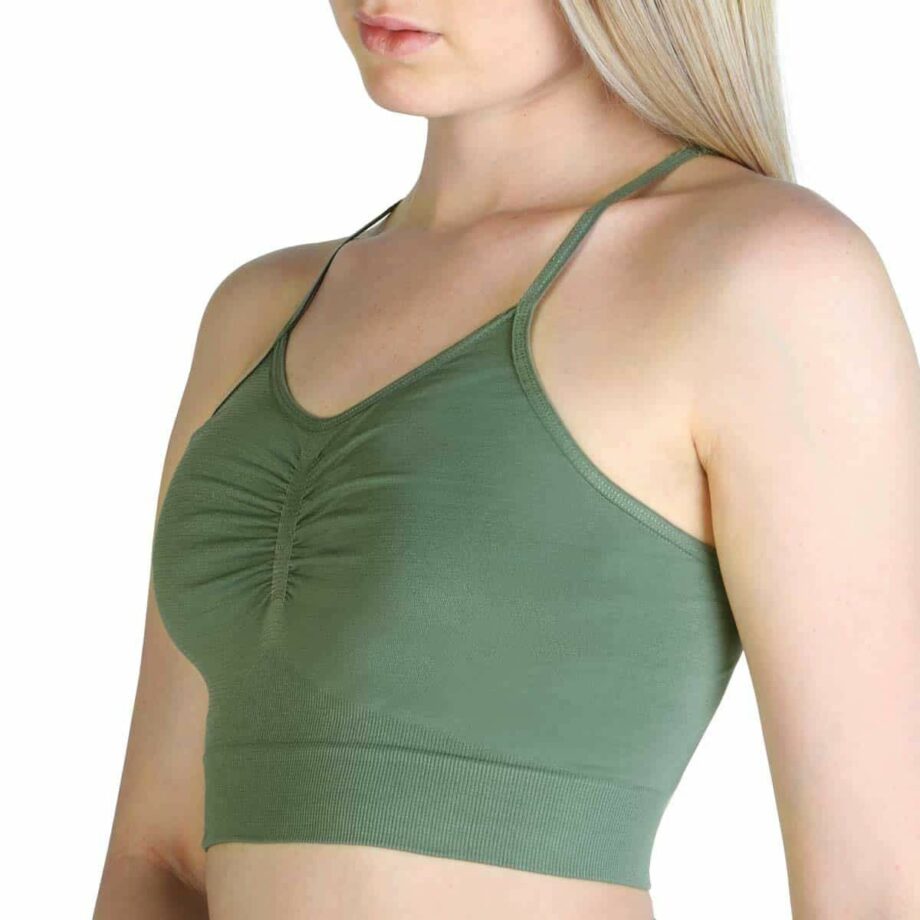 Bralette modellante senza ferretto donna - Verde - BodyBoo 1
